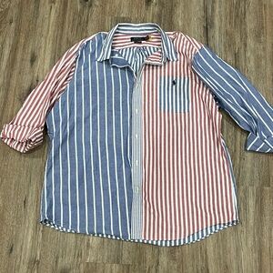 Polo Ralph Lauren XXL, Red and Blue Striped
